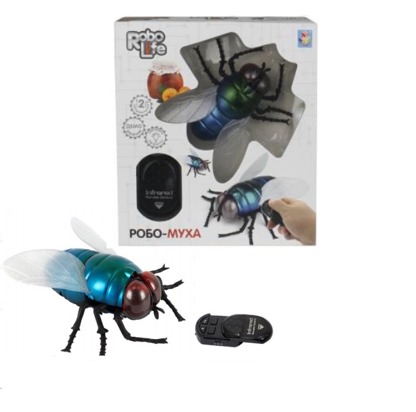 Игрушка на ИК-управлении Robo Life - Робо-муха (на бат., свет)