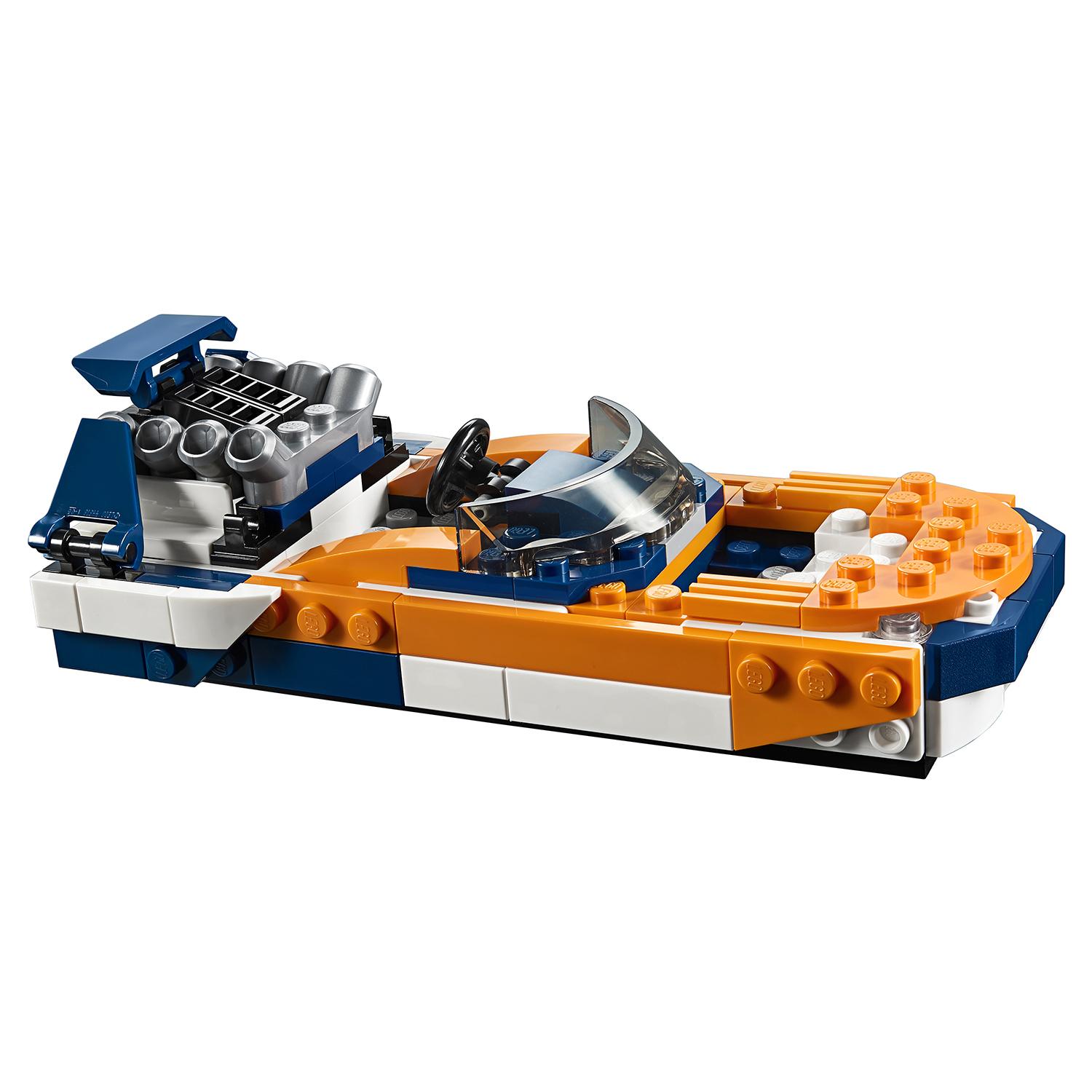 Конструктор LEGO Creator 3 в 1 - Гоночный автомобиль, оранжевый