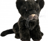 Мягкая игрушка "Детеныш ягуара" (черный), 17 см