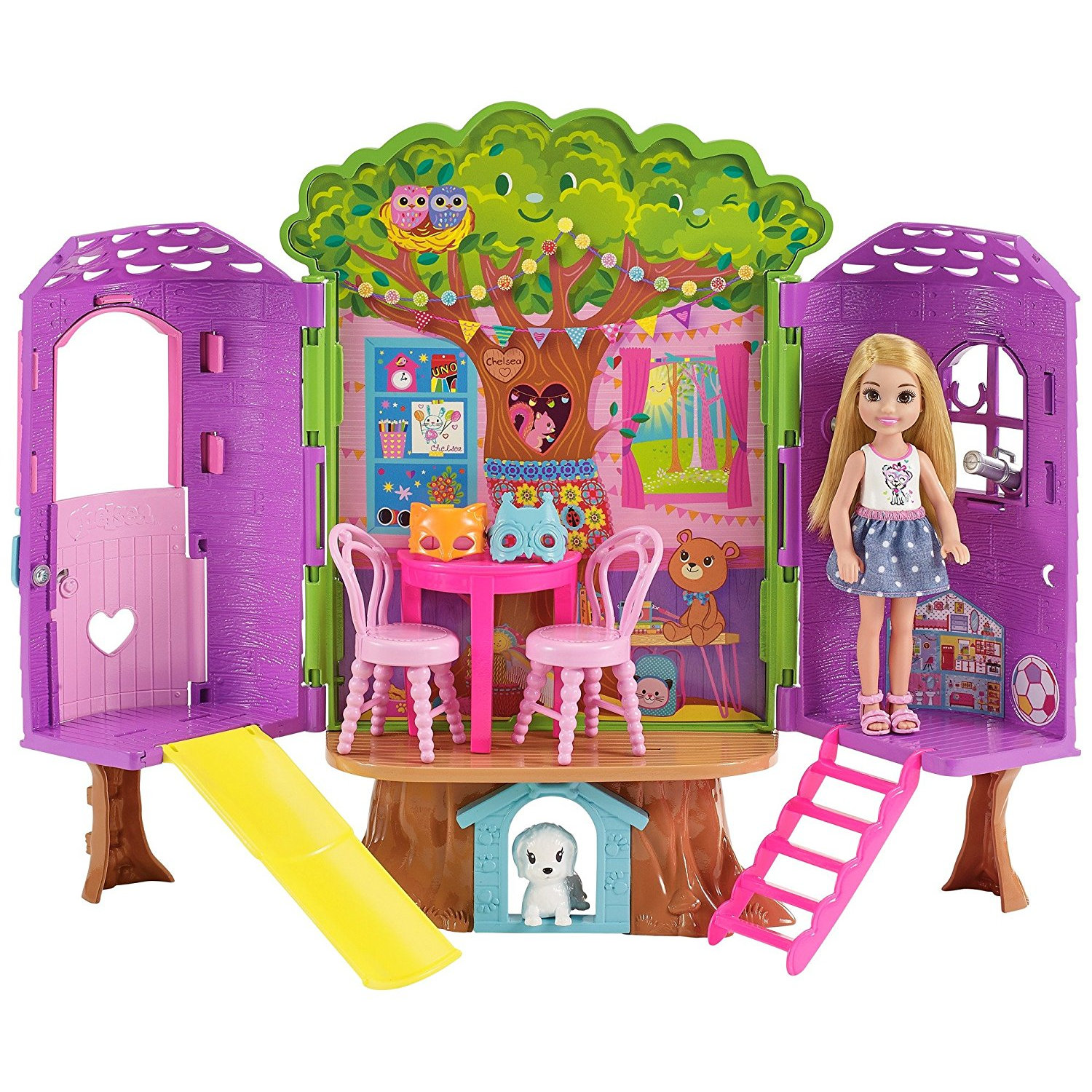 Barbie домик на дереве Челси fpf83