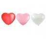 Воздушные шары "Пастель" - Сердце, 3 цвета, 100 шт.