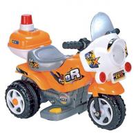 Электромобиль "Мотоцикл" - Патруль (на аккум., свет, звук), оранжевый
