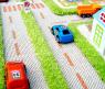 Детский игровой 3D-ковер "Трафик", зеленый, 100 х 150 см