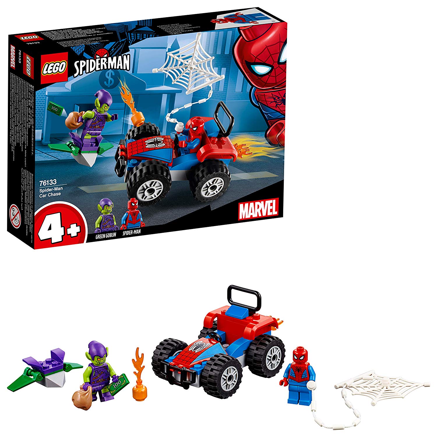 Конструктор LEGO Super Heroes - Автомобильная погоня Человека-Паука