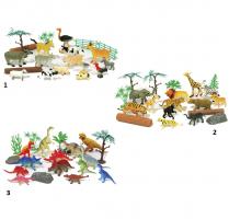 Игровой набор "В мире животных", 20 предметов