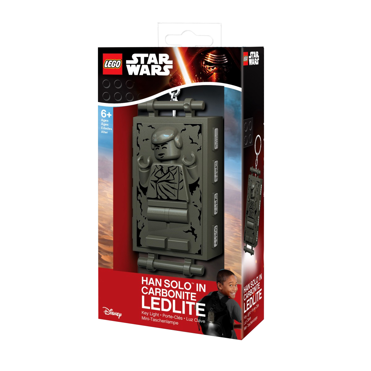 Брелок-фонарик Lego Star Wars - Хан Соло в карбоните