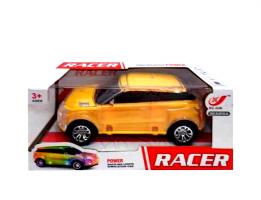 Желтая электромеханическая машина Racer (свет)