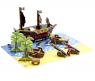 Игровой набор Стикбот "Пиратский корабль"