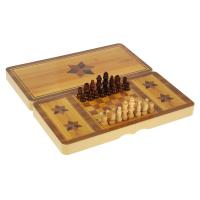 Набор настольных игр 3 в 1 "Шашки, шахматы, нарды"