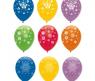 Набор воздушных шаров "Цветы" - Ассорти (3 дизайна), 10 шт.