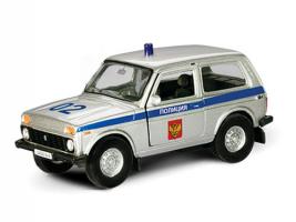 Коллекционная машинка Lada 4x4 - Полиция, 1:36