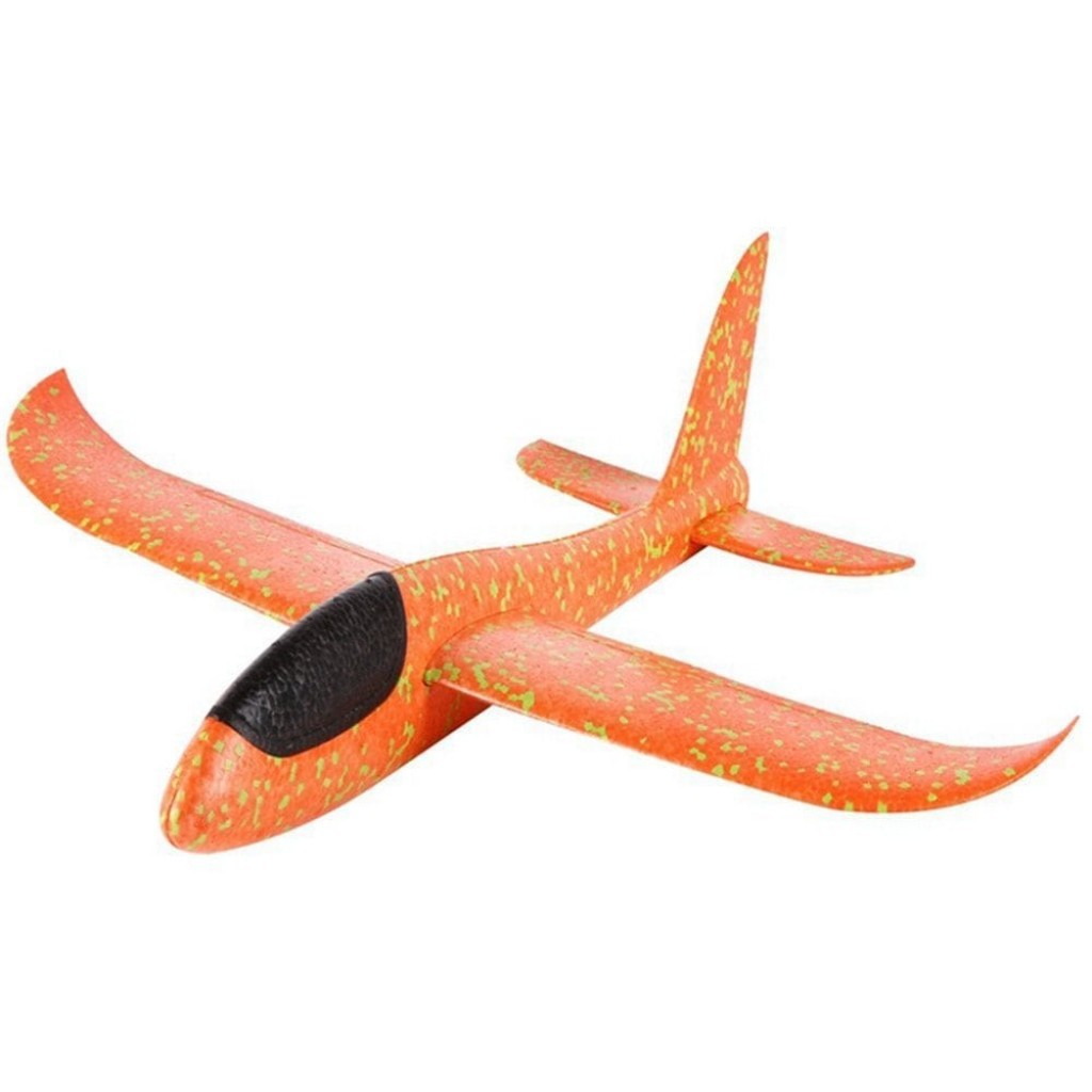 Самолет-планер, оранжевый, 35 см