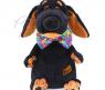 Мягкая игрушка "Собака Ваксон в галстуке-бабочке в пайетках", 25 см
