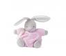 Мягкая игрушка "Плюм" - Зайчик, розовый, 18 см