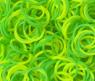 Резиночки для плетения браслетов Rainbow Loom Неон, желто-зеленый