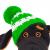 Мягкая игрушка "Собака Ваксон в шапочке и шарфе", 19 см