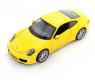 Коллекционная модель Porsche 911, желтая, 1:24