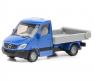 Коллекционная машинка-транспортер Mercedes-Benz Sprinter, синий