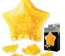 Кристальный 3D-пазл "Желтая звезда", 38 элементов