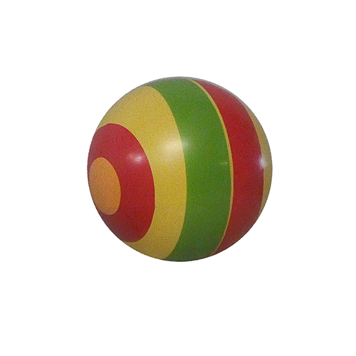 Мяч в полоску - №4, 20 см