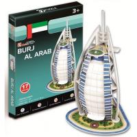 Архитектурный 3D пазл-мини "Отель Бурж эль Араб (ОАЭ)", 17 дет.