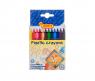 Пластиковые цветные карандаши, 12 цветов
