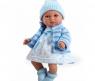 Мягконабивная кукла Elegance в голубой одежде (звук), 28 см