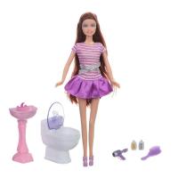 Игровой набор "Моя ванная комната" с куклой и аксессуарами