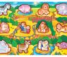 Напольная мозаика для малышей "В зоопарке", 24 элемента