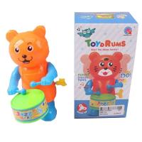 Заводная игрушка "Медведь с барабаном" (звук)