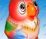 Резиновая игрушка "Попугай", 12 см