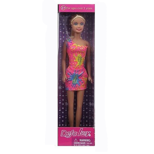 Кукла Lucy в летнем розовом платье