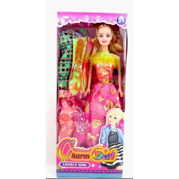 Игровой набор Charm Girl - Кукла с комплектом одежды