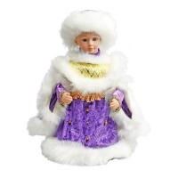 Кукла "Снегурочка" в фиолетовом (звук), 30 см
