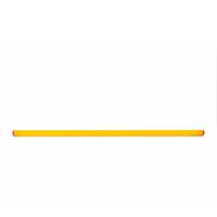 Гимнастическая палка, желтая, 71 см