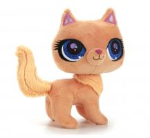 Мягкая игрушка Littlest Pet Shop - Рыжая кошка (звук), 17 см