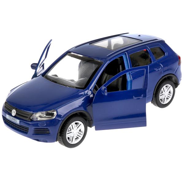 Инерционная машина Volkswagen Touareg, синяя, 12 см