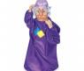 Кукла на руку "Баба-Яга 2", в фиолетовом