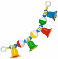 Погремушка-подвеска с шариками и колокольчиками
