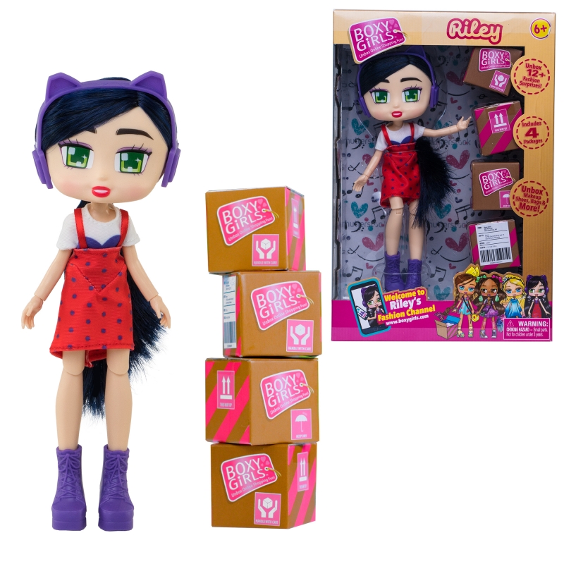 Кукла Boxy Girls - Riley с аксессуарами, 20 см