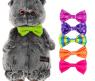 Мягкая игрушка "Кот Басик с набором галстуков", 30 см