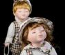 Набор из 2 коллекционных кукол "Парочка поцелуйчик. Зимняя Шотландия", 30 см