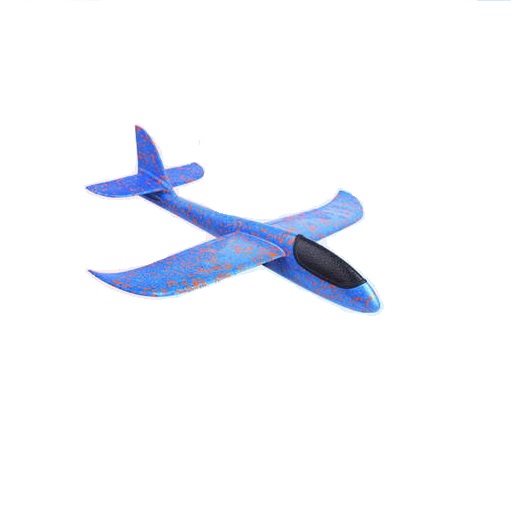 Самолет-планер, синий, 34 см