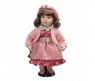 Фарфоровая кукла "Вишенка", в вязаной кофточке, 30.5 см