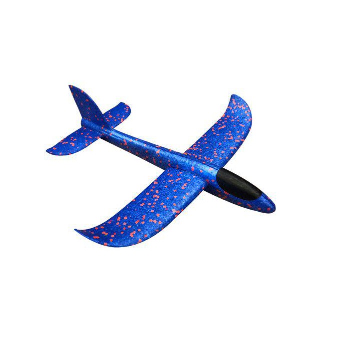 Самолет-планер, синий, 35 см