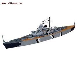 Военный корабль Бисмарк (сборная модель) 1:700