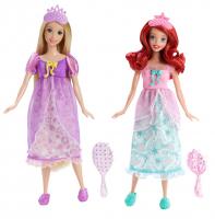 Игровой набор с 2 куклами "Принцессы Диснея" - Пижамная вечеринка