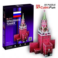 Архитектурный 3D пазл "Спасская башня" (Россия), 33 дет.