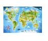 Пазл "Карта мира", 40 элементов