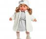 Озвученная кукла Elegance в пальто и шапочке (смеется), 45 см